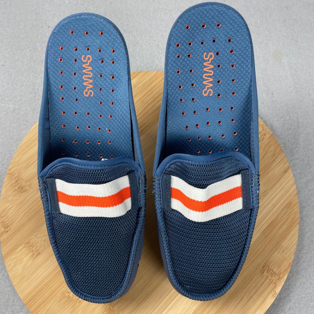 SWIMS Men's Navy Blue Slip On Mule Slides Water Shoes Boat Deck‎ Loafers Size 8